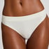 Tanga de tiro alto Dianne, Blanco