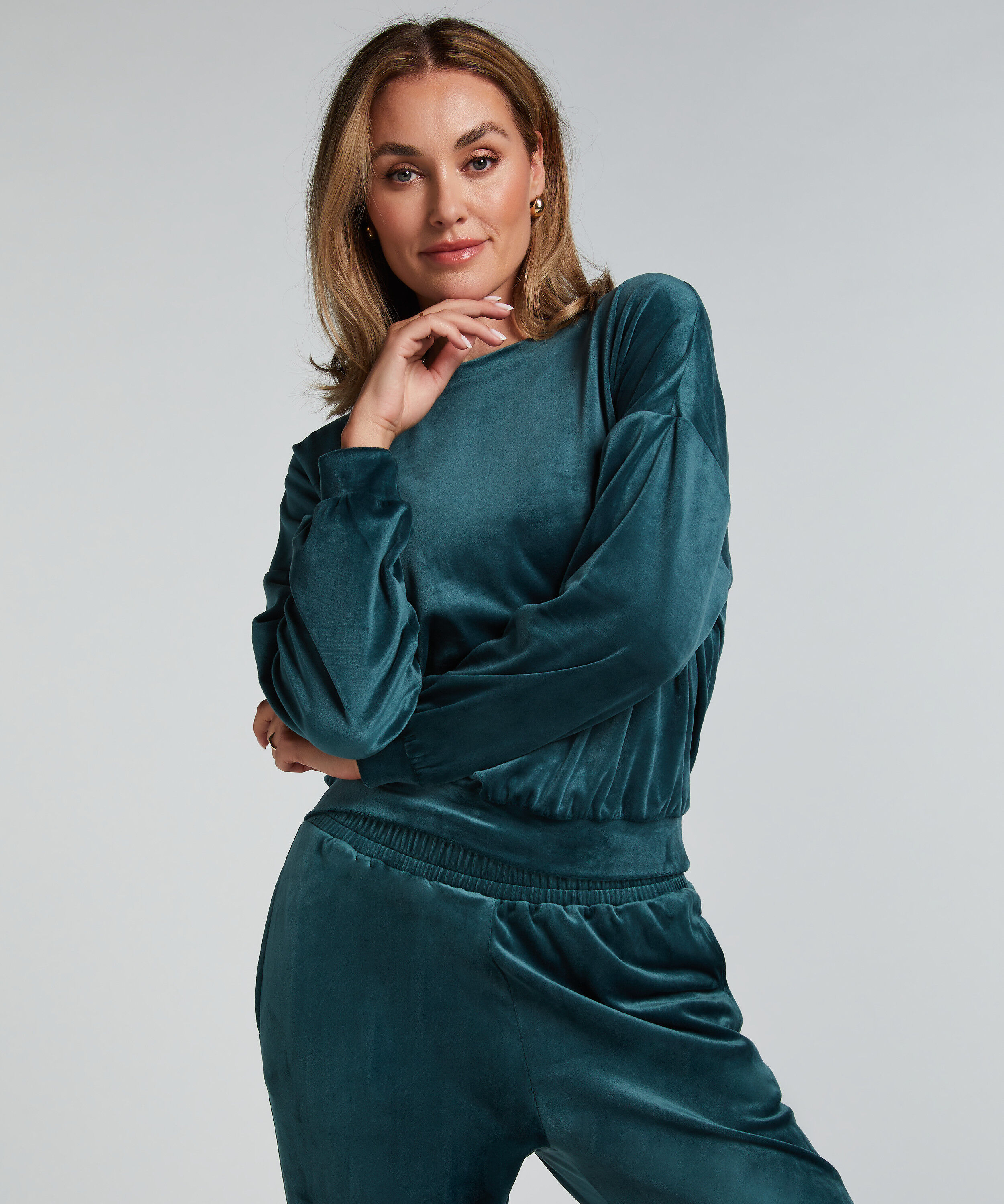 Top de terciopelo, Verde
