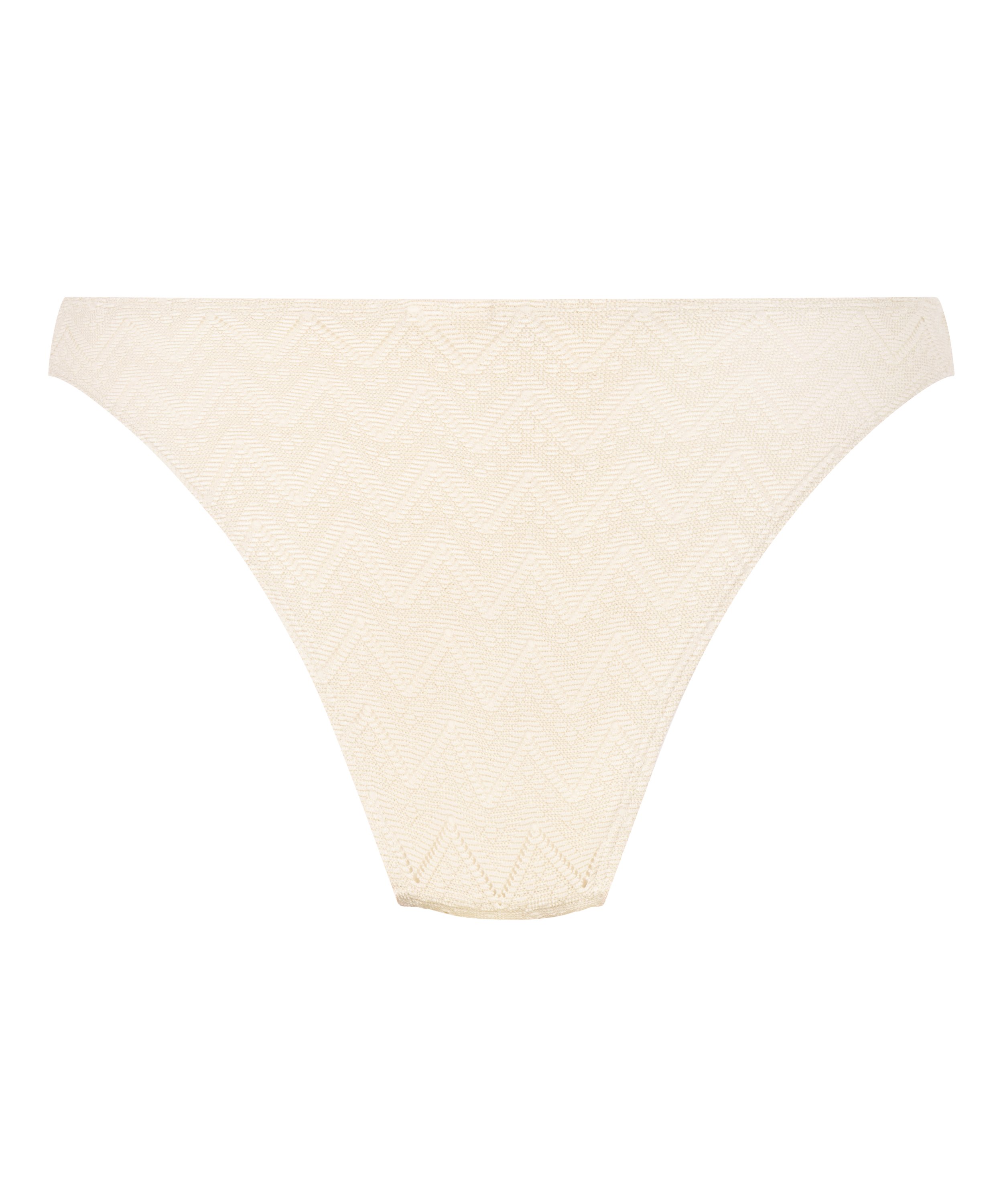 Braguita de Bikini Crochet, Blanco, main