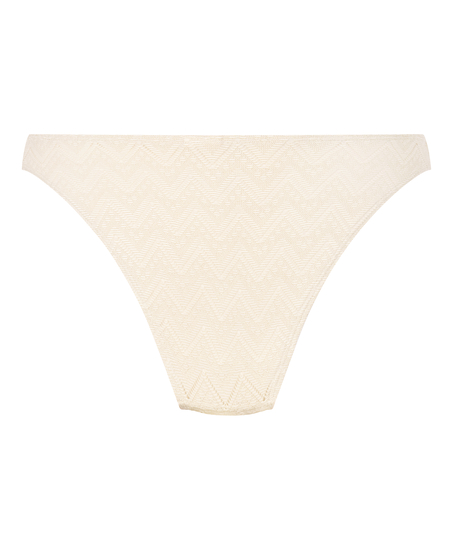 Braguita de Bikini Crochet, Blanco