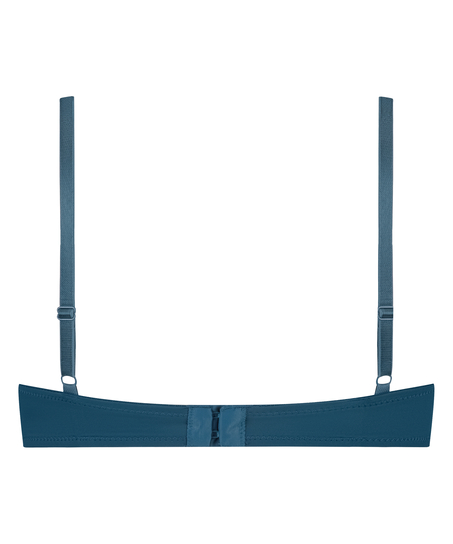 ﻿Sujetador con aros preformado Plunge, Azul