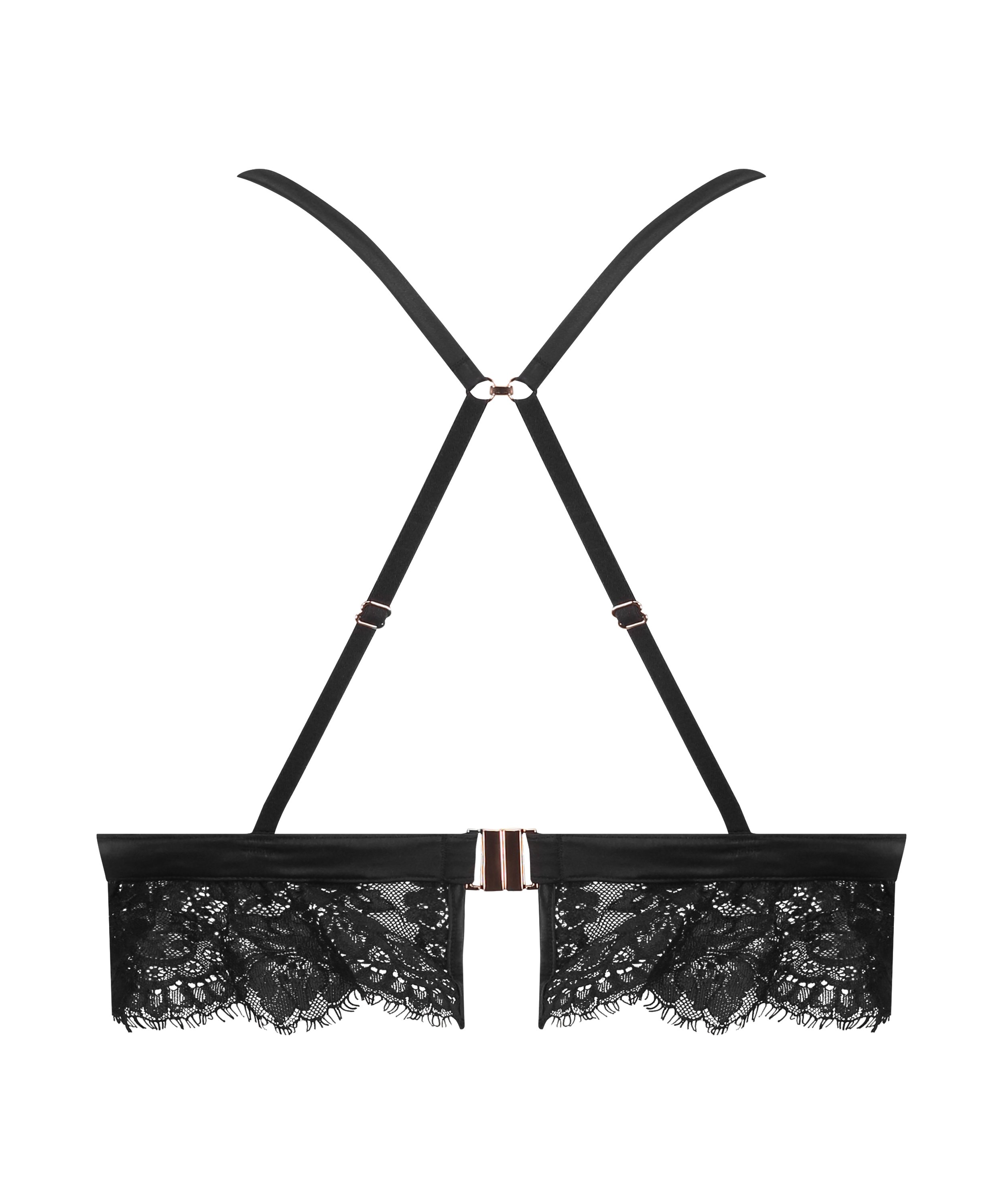 Bralette Valerie, Negro, main