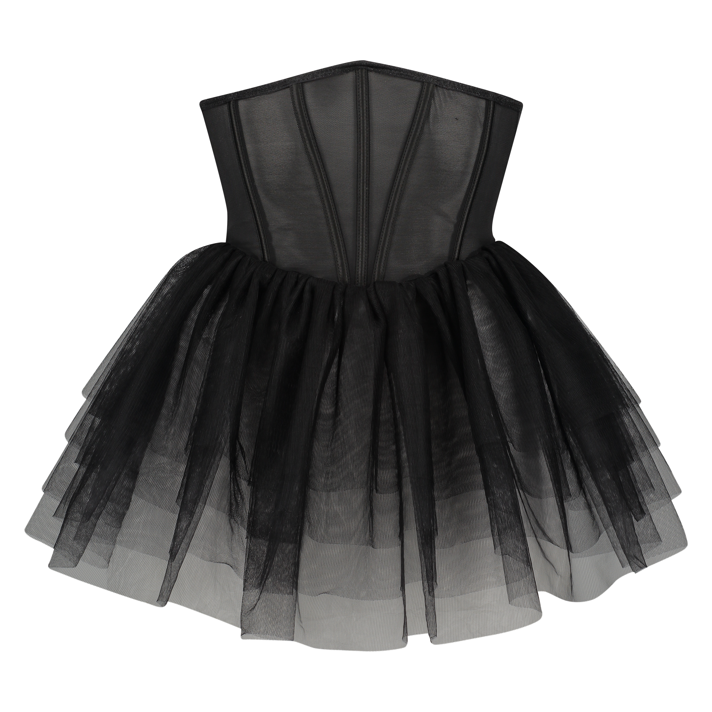 Private Corsé de tutú, Negro, main