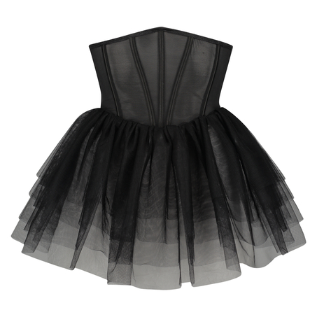 Private Corsé de tutú, Negro