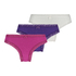 Lote de 3 braguitas brasile&ntilde;as Classics, Rosa