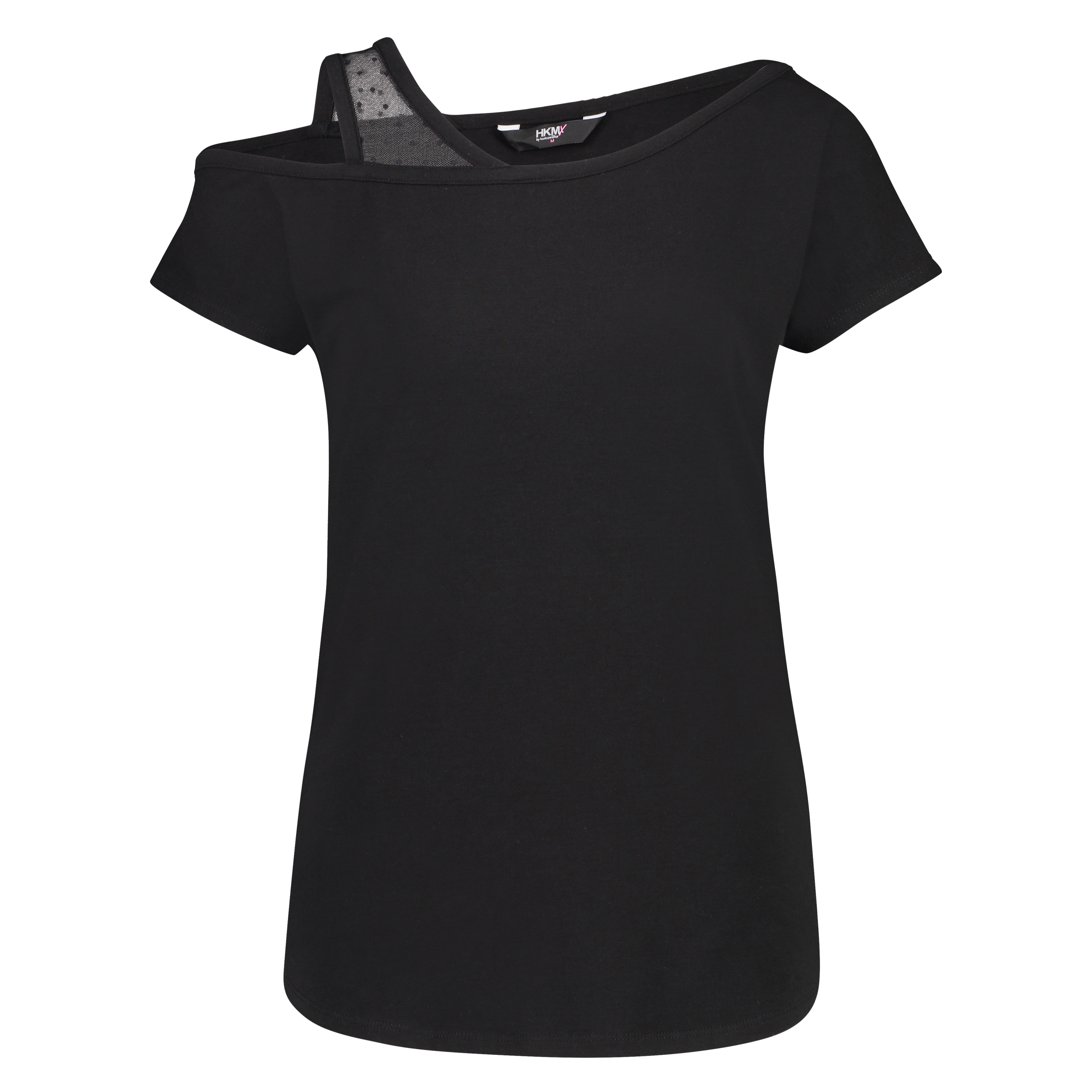 Top deportivo de manga corta HKMX Branded, Negro, main