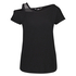 Top deportivo de manga corta HKMX Branded, Negro
