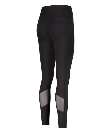 HKMX Mallas de cintura alta Oh My Squat, Negro