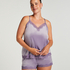 Camiseta top Velours Lace, Morado