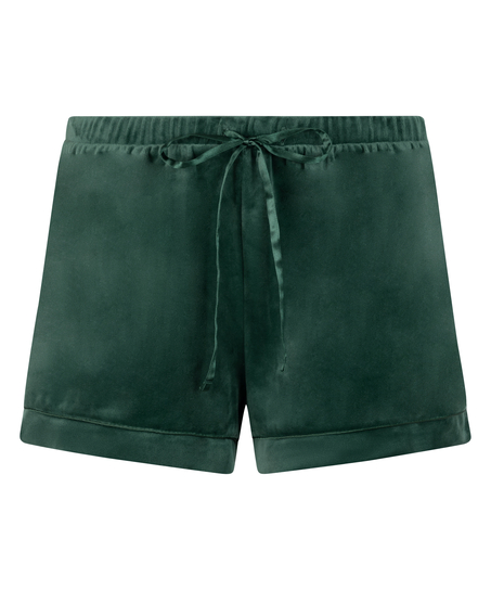 Pantalón corto de terciopelo, Verde