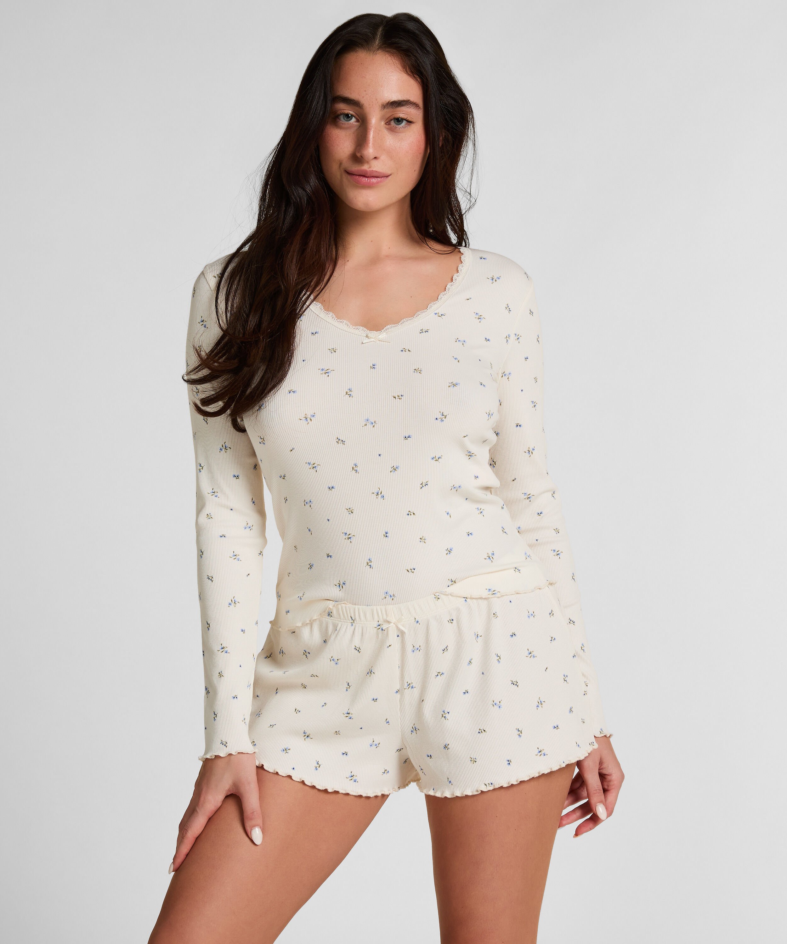 Conjunto de Pijama Daisy, Blanco