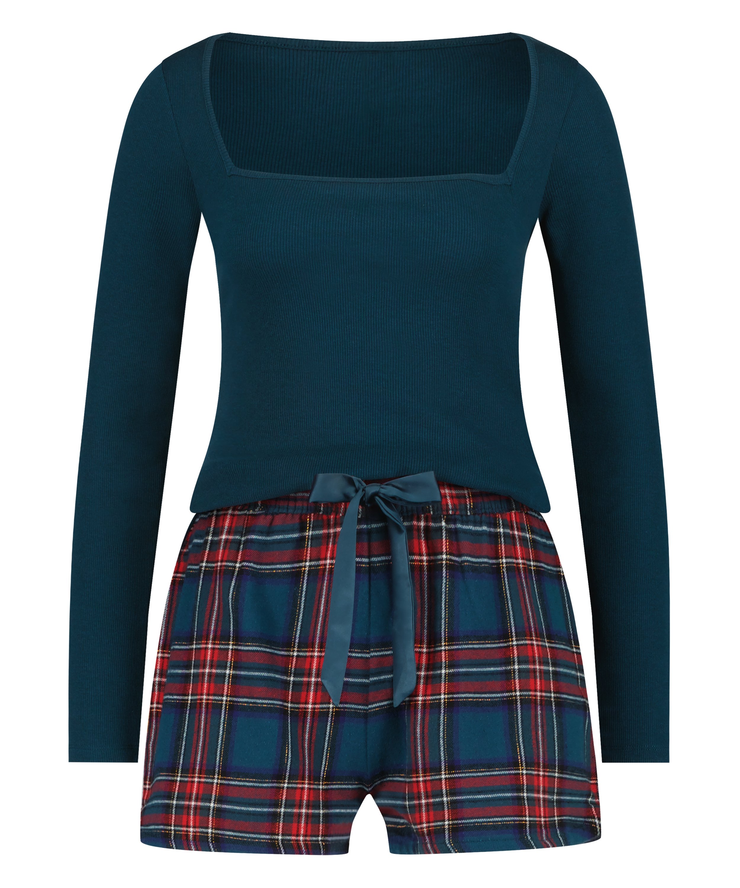 Conjunto de pijama Twill, Azul, main