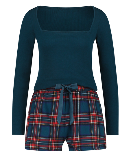 Conjunto de pijama Twill, Azul