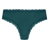 Brasile&ntilde;a en forma de V burn-out mesh, Verde