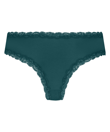 Brasile&ntilde;a en forma de V burn-out mesh, Verde