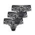 Lote de 3 braguitas brasileñas Chelsea, Negro
