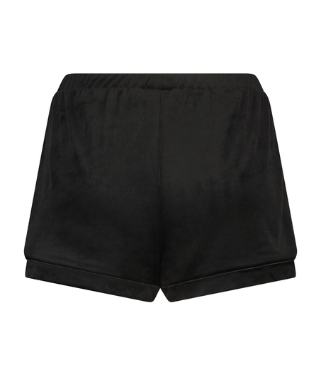 Pantalón corto de terciopelo, Negro