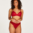 Tanga invisible Stripe mesh, Rojo