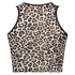 Camiseta sin mangas deportiva HKMX Leopardo, Gris