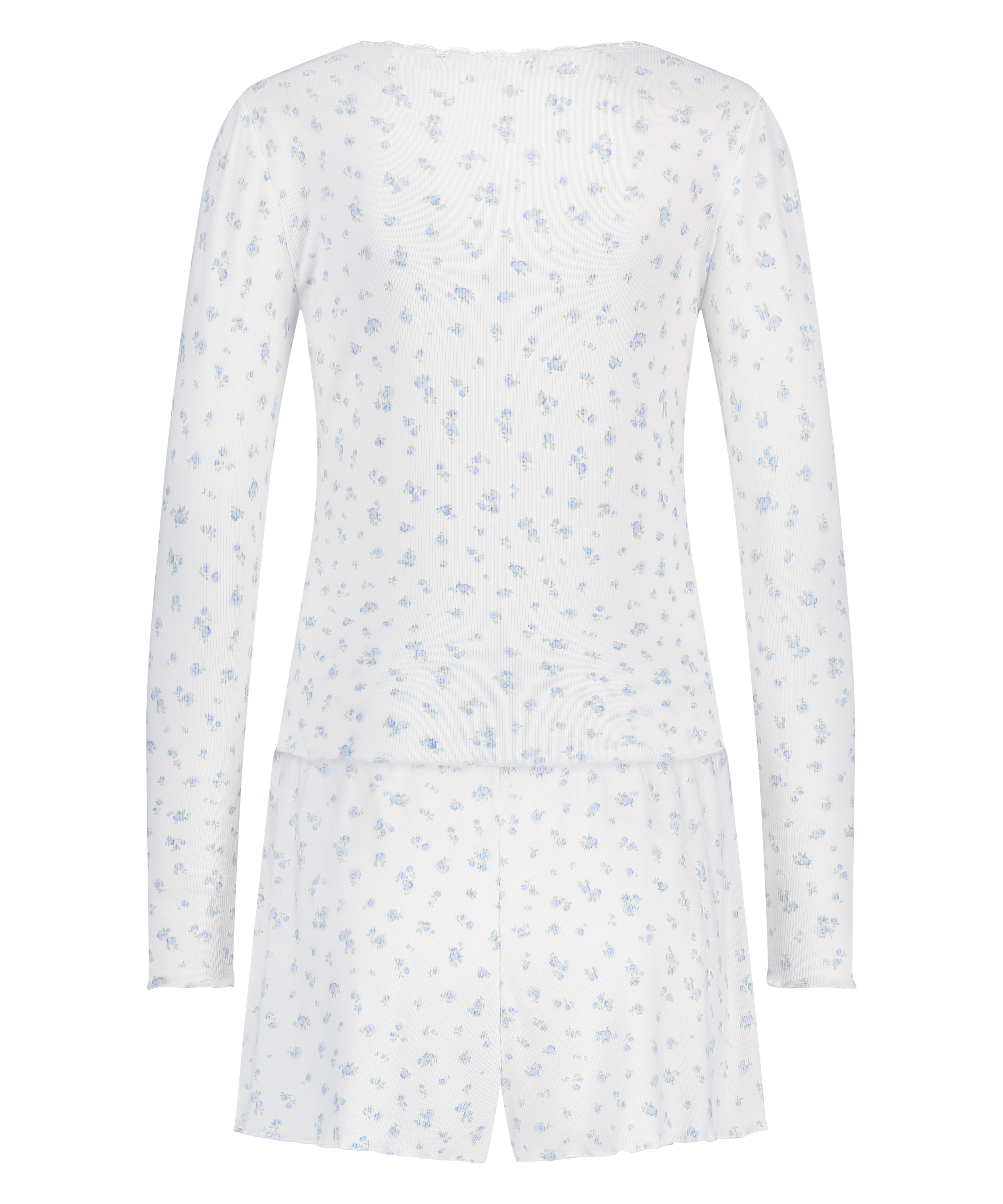 Conjunto de pijama Rib, Azul, main