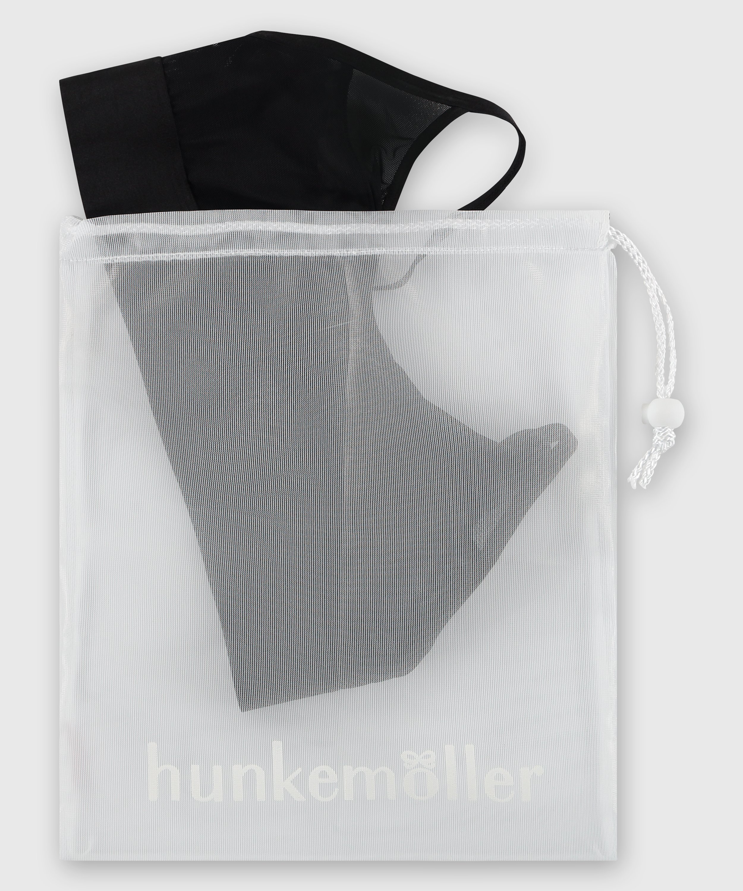 Bolsa para el lavado prendas delicadas cord&oacute;n, Blanco, main