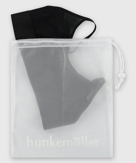 Bolsa para el lavado prendas delicadas cord&oacute;n, Blanco