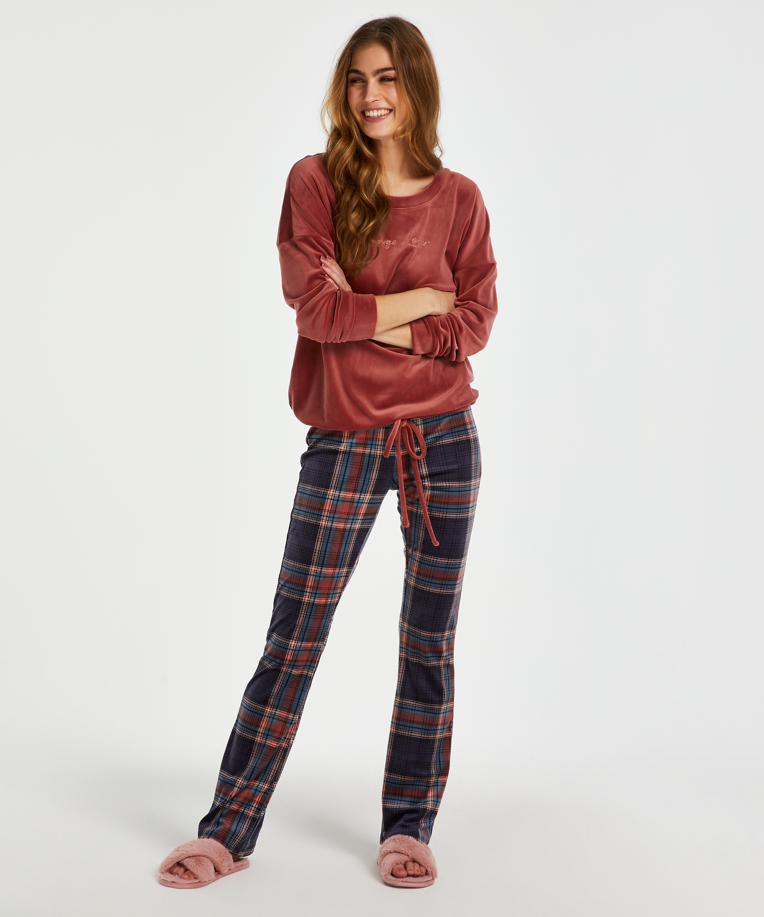 Mallas de terciopelo, Azul, main