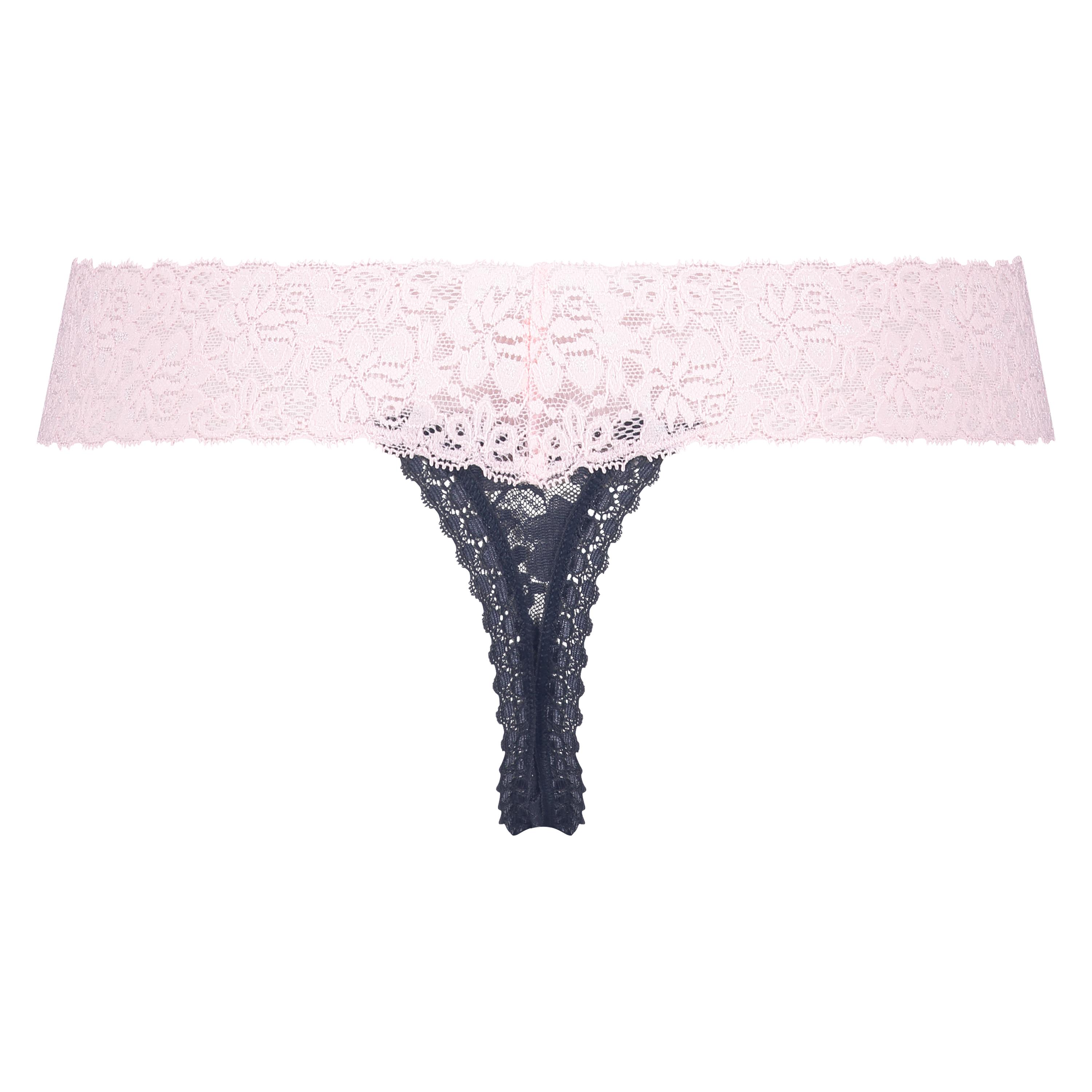 Tanga de corte ultra bajo en forma de V, Azul, main