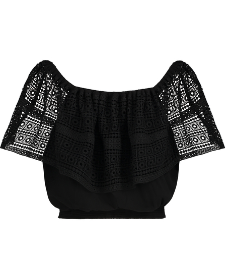 Top Crochet, Negro