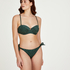 Top de bikini push-up con aros y preformado Copa A - E, Verde