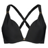 Top de bikini con aros preformado Sunset Dreams Copa E +, Negro