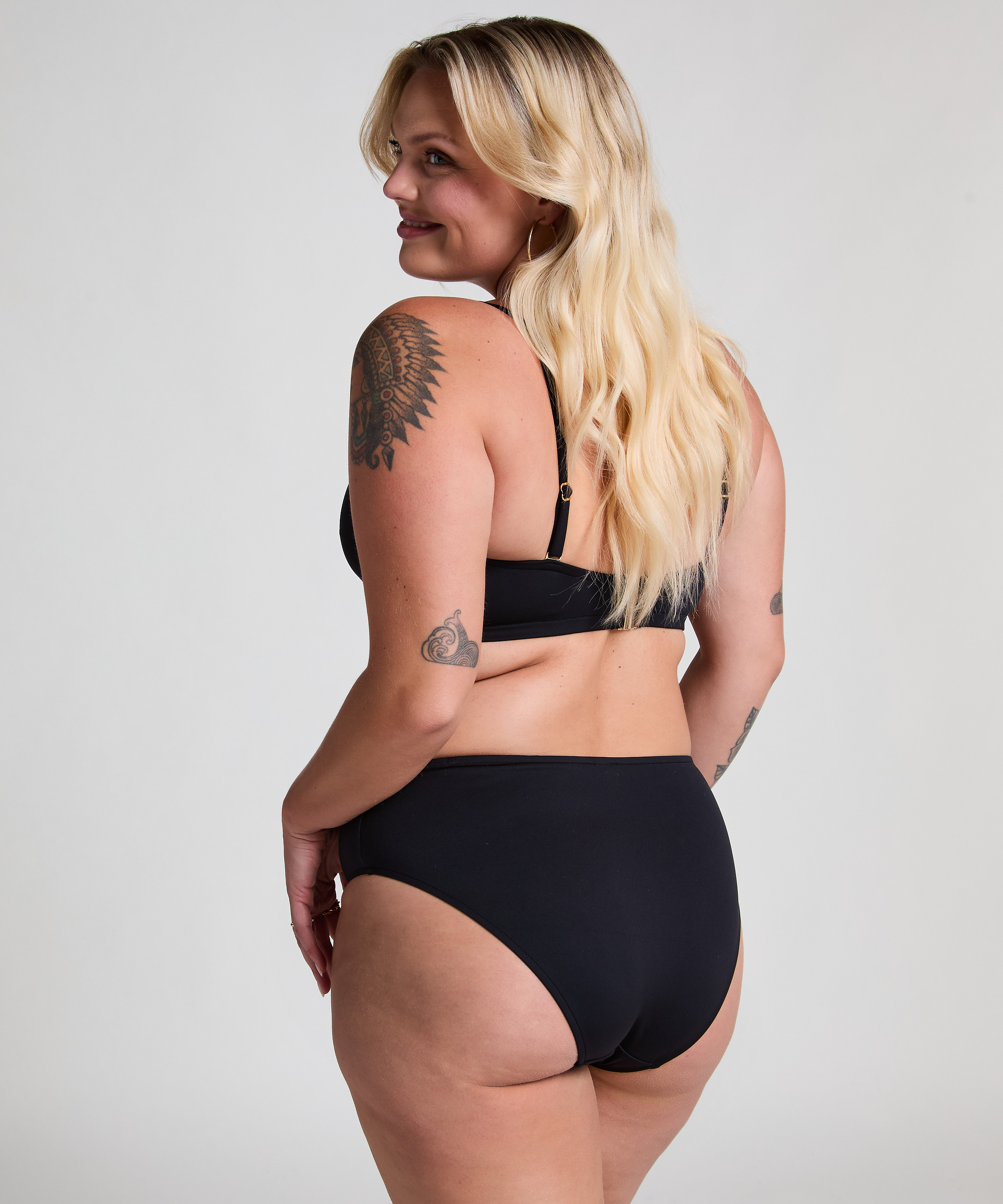 Braguita de bikini de neopreno Rio, Negro, main