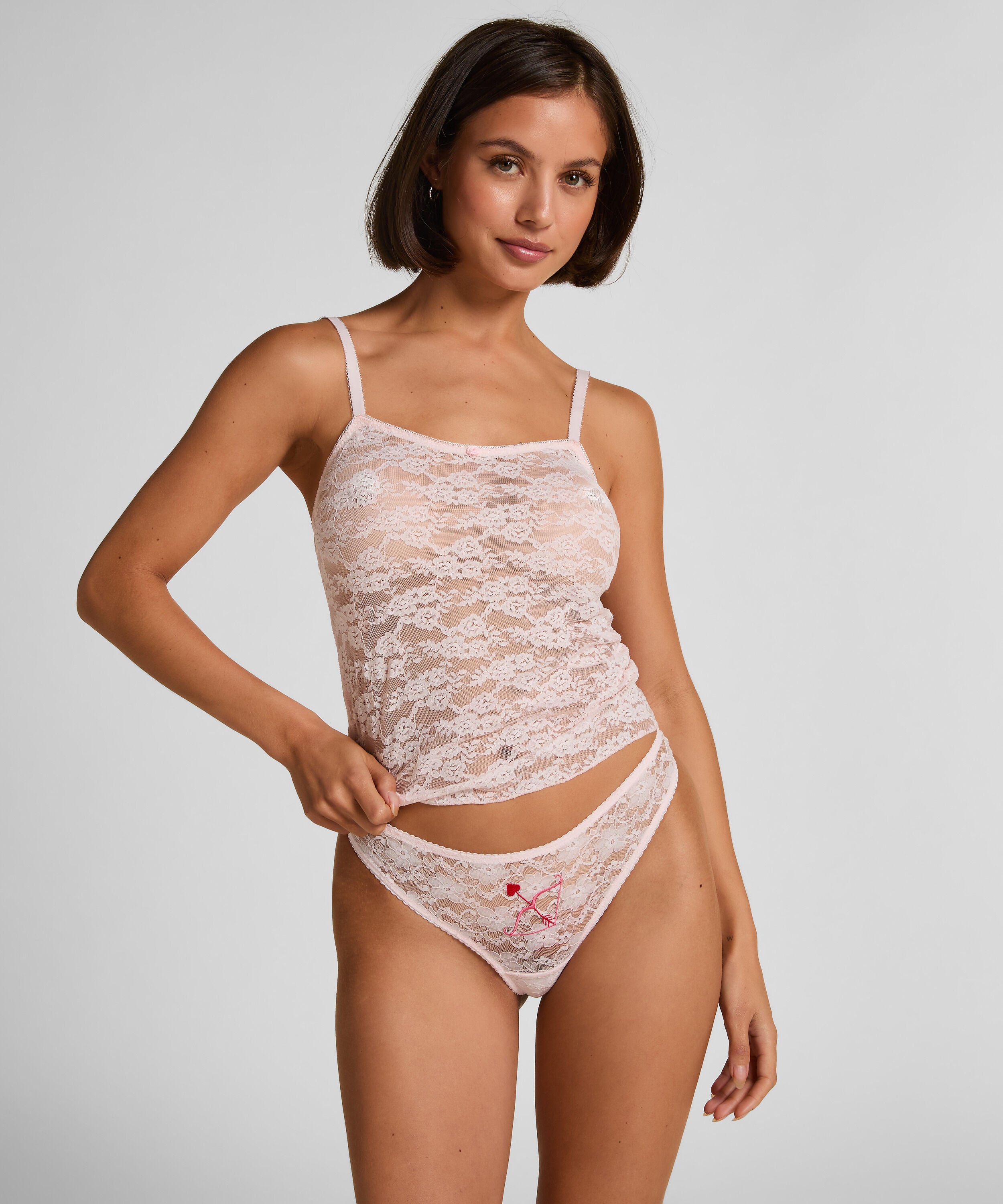 Set de regalo 3 pares tanga San Valentín, Rosa Set de regalo 3 pares tanga San Valentín, Rosa