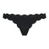 Braguita de Bikini Rio Scallop, Negro