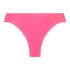 Braguita de Bikini de Corte Alto Crinkle, Rosa