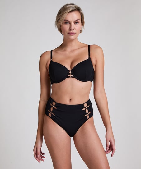 Braguita de Bikini Rio Holbox, Negro