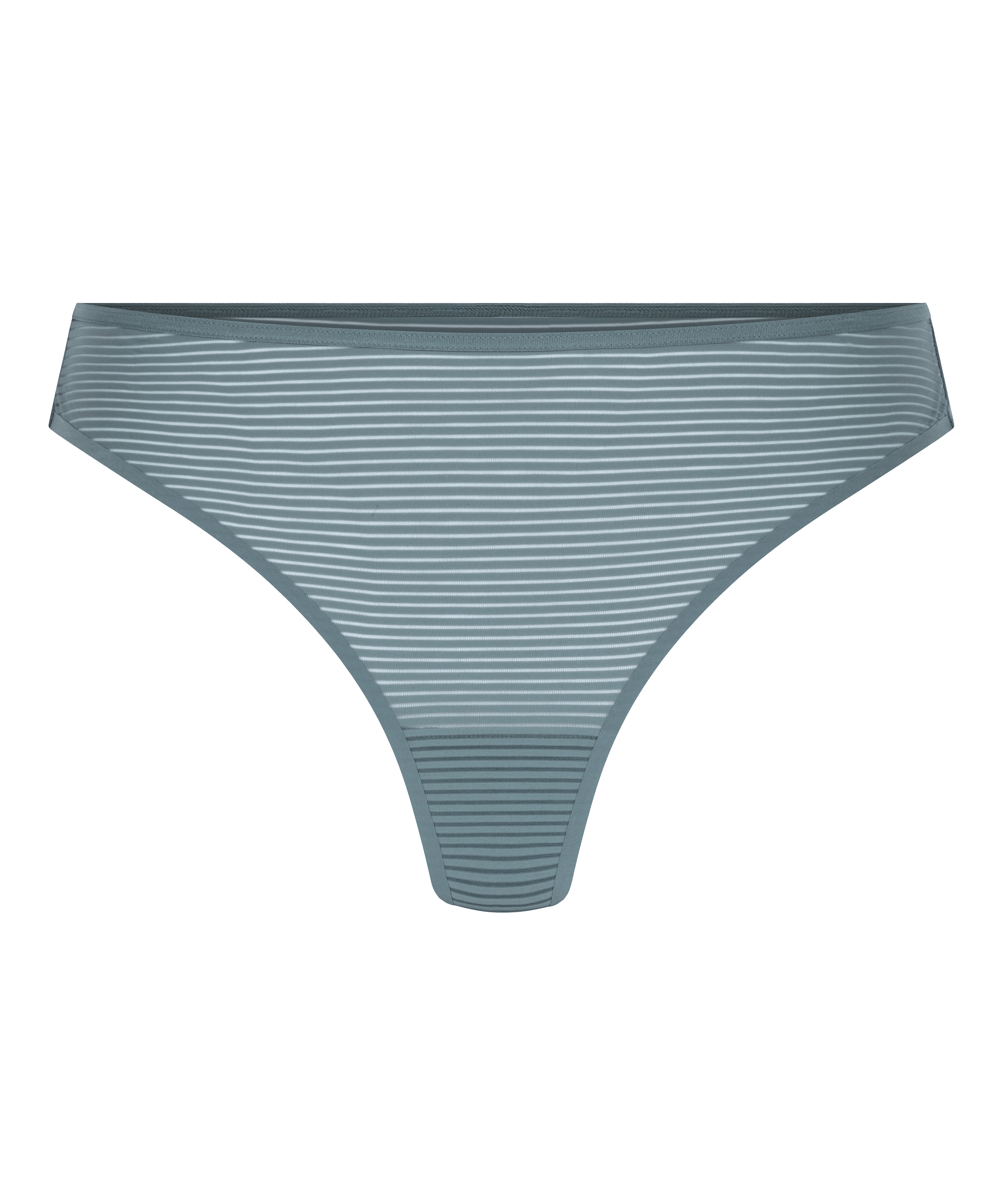 Tanga invisible Stripe mesh, Gris, main
