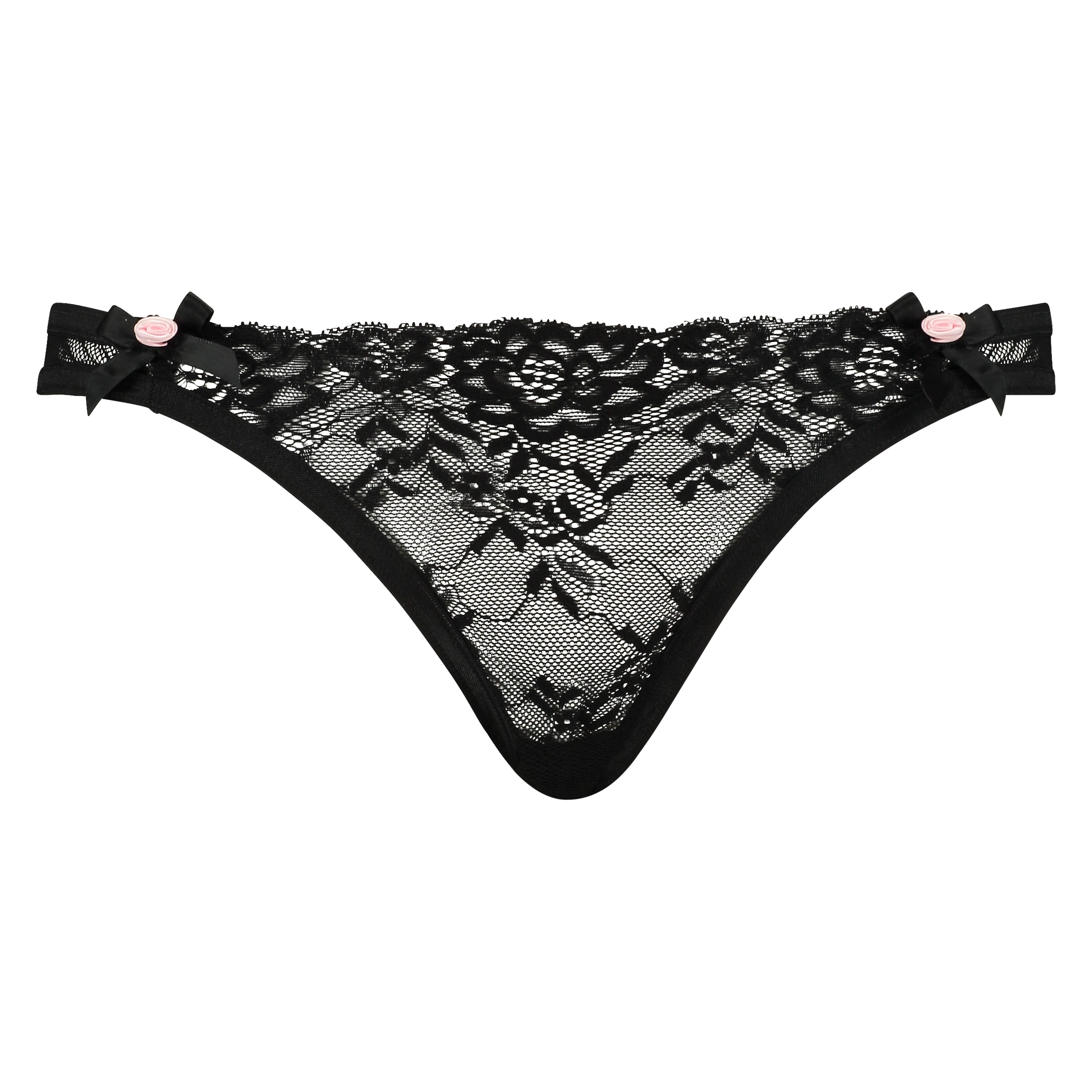 Knickers Cleo tanga, Negro, main