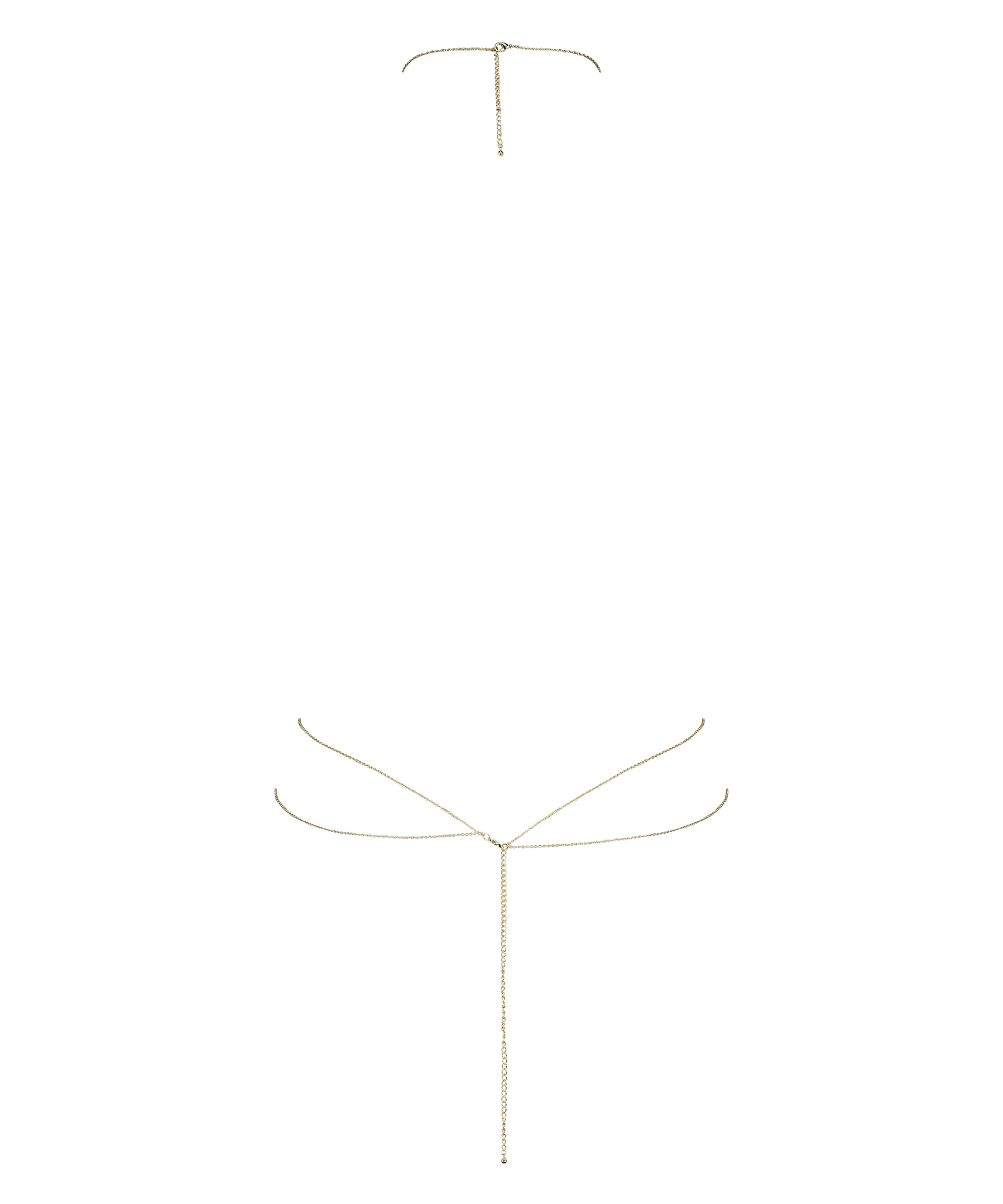 Bodi de arnés y cadenas, Amarillo, main