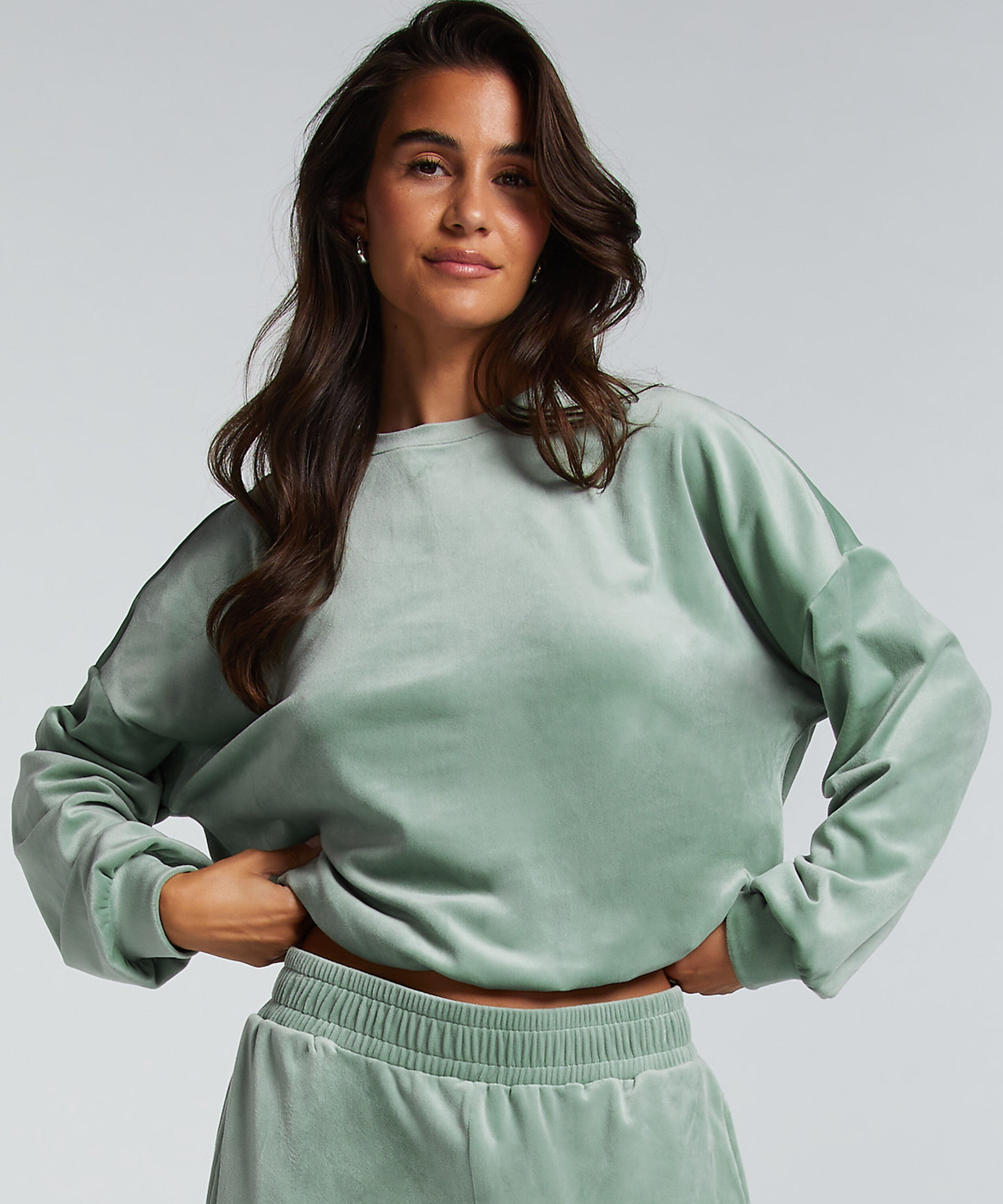Top de terciopelo, Verde