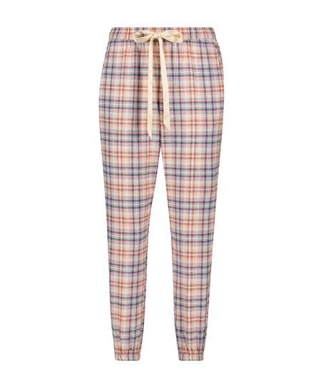 Petite Pantal&oacute;n de pijama Twill Check, Beige