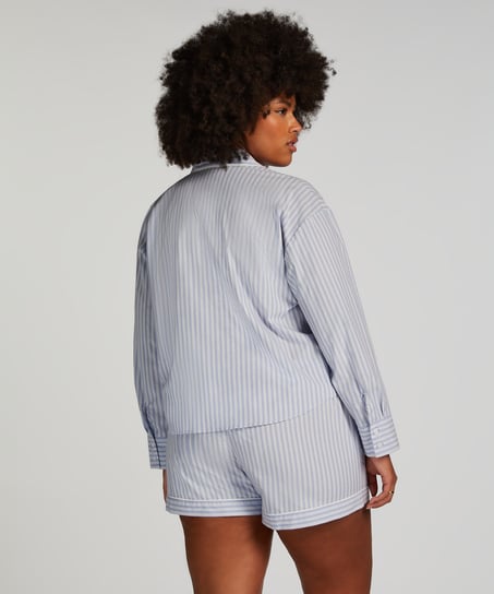 Pantal&oacute;n corto de algod&oacute;n, Azul