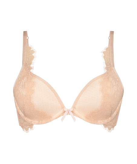 Sujetador push-up de aros preformado Yves, Beige