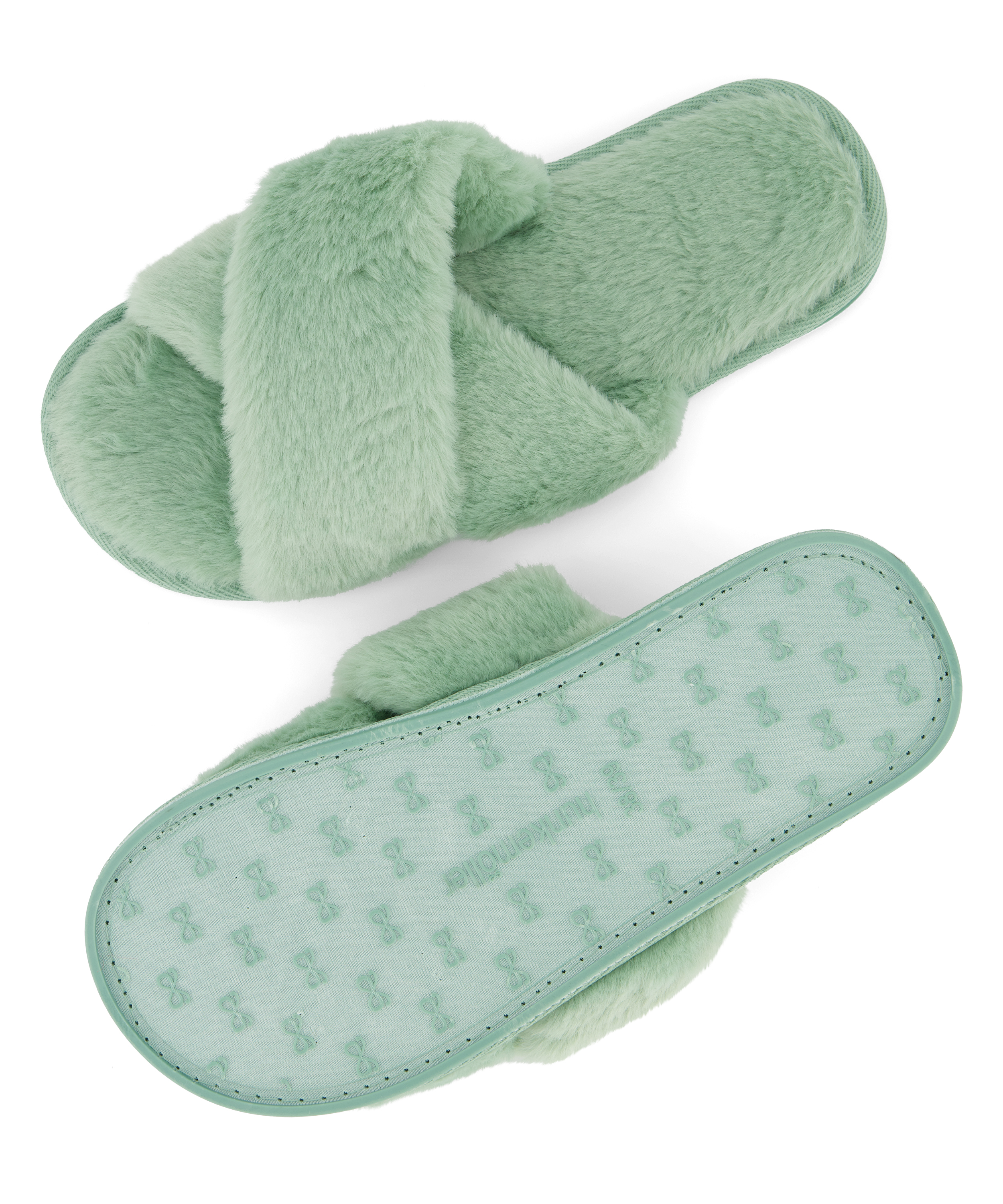 Pantuflas Lia, Verde, main