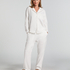 Top de pijama Flanel Essentials, Blanco