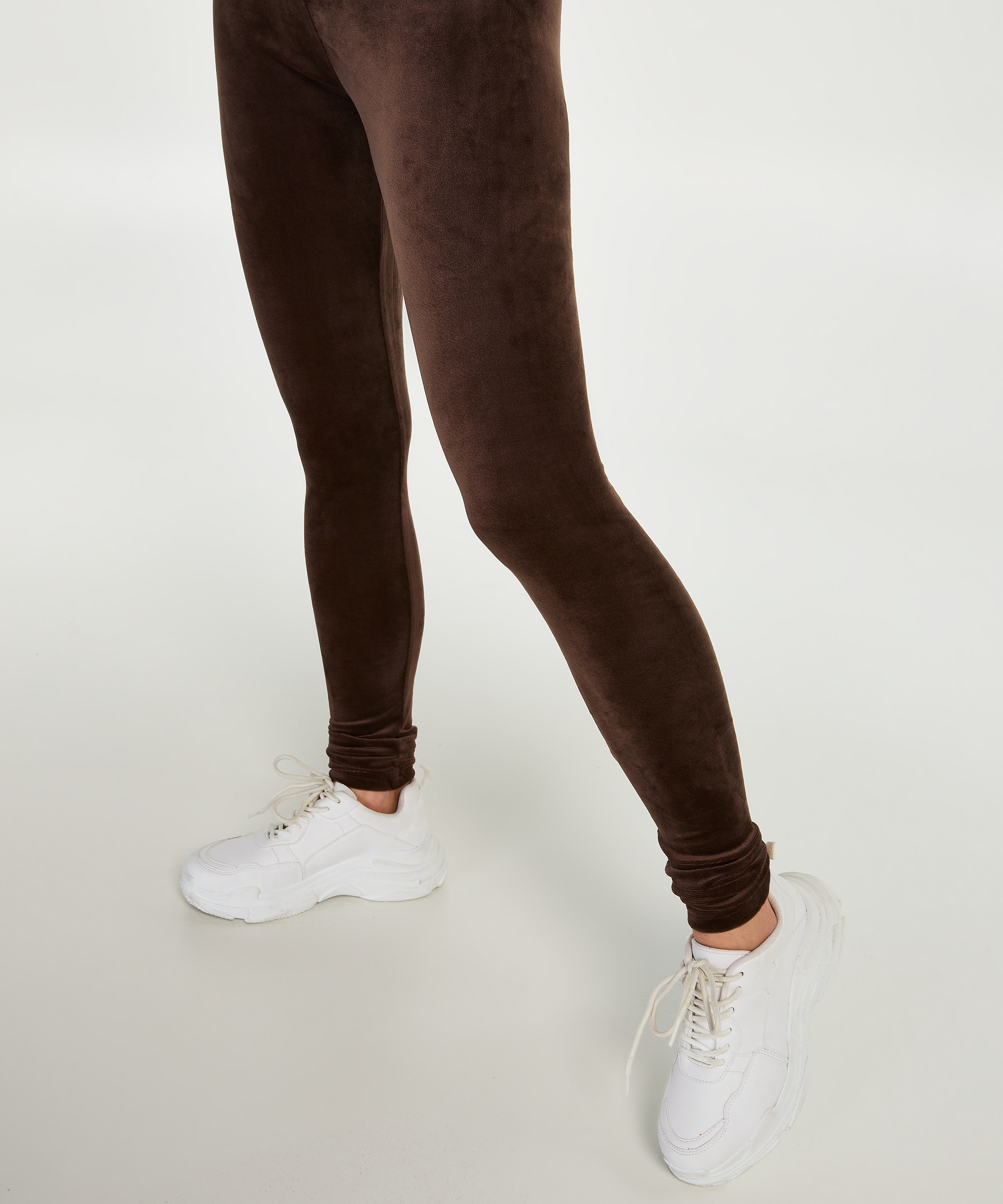 Leggings de terciopelo, marrón, main