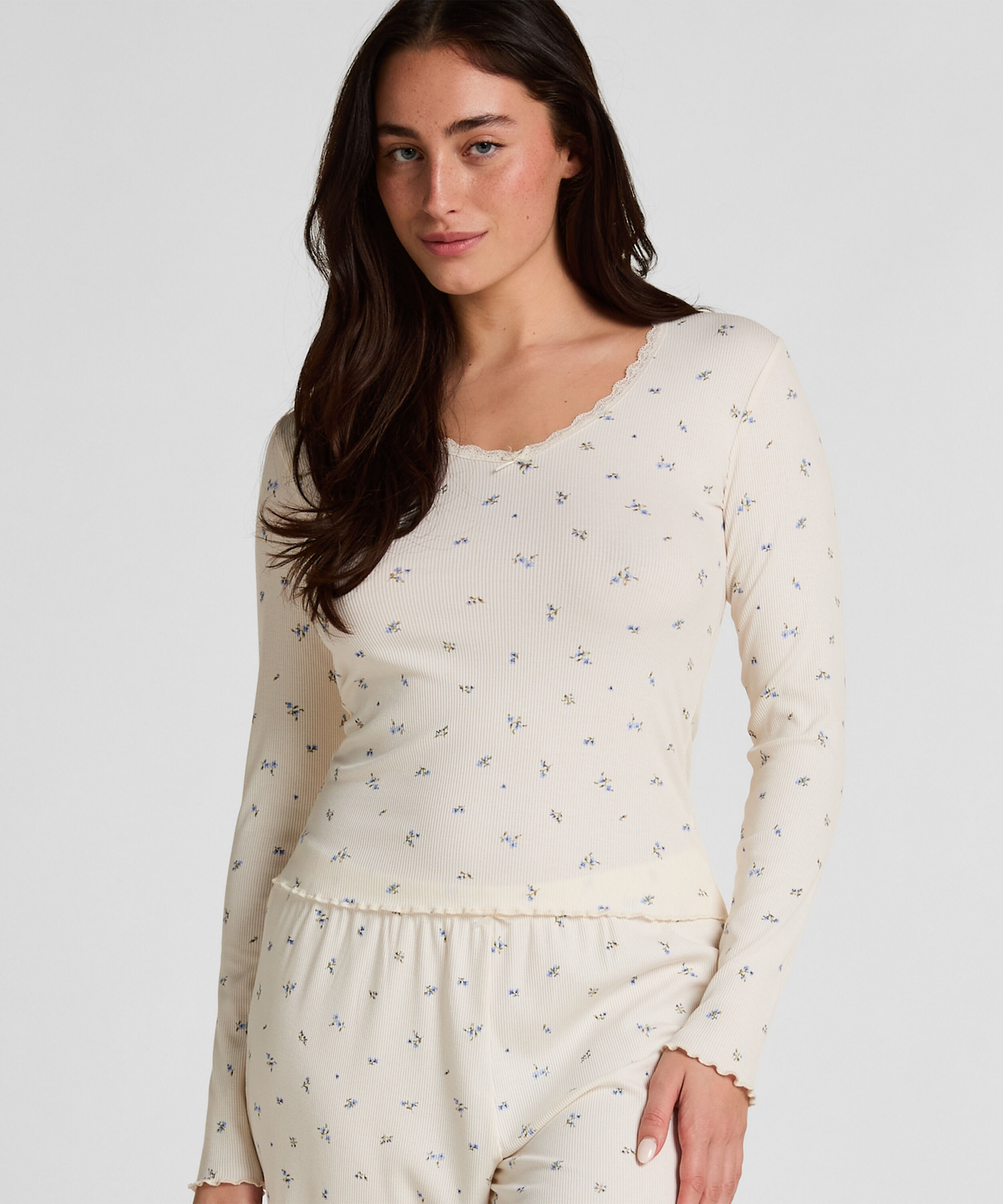 Top de Pijama Daisy, Blanco