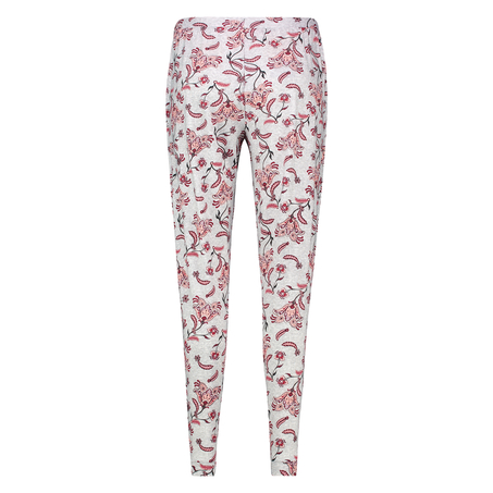 Pantal&oacute;n de pijama de manga corta corte holgado, Gris