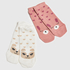 2 Pares Calcetines, Rosa