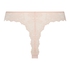 Invisible Tanga Lace Back, Rosa